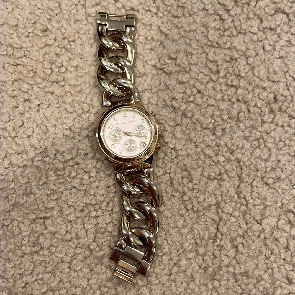 Michael Kors Gold Chain Bracelet Watch